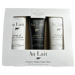 The Scottish Fine Soaps Co AU LAIT Hand Cream Trio Organic Milk & Shea Butter
